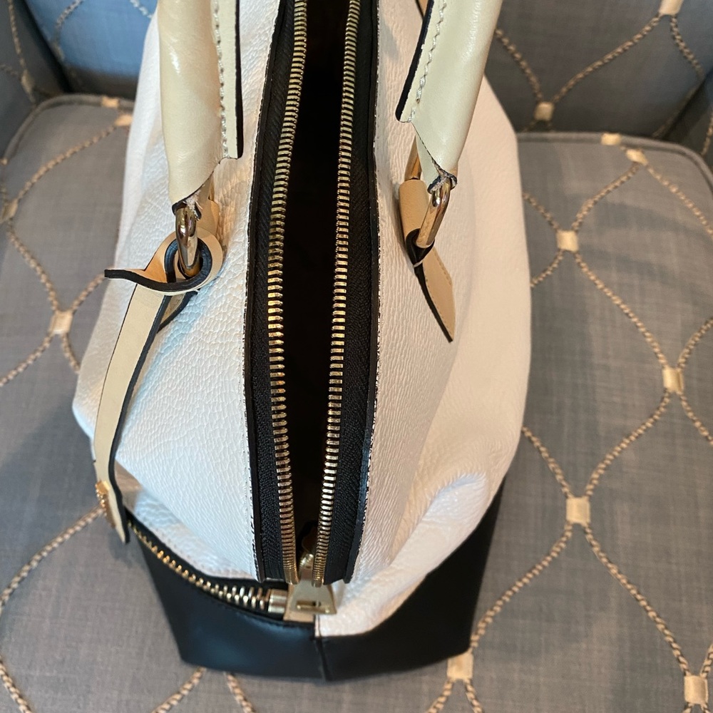 🎉HP🎉 LIKE NEW A.Bellucci genuine Italian tri-color pebble leather handbag - Picture 9 of 14